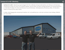 Tablet Screenshot of carlsson-co.se